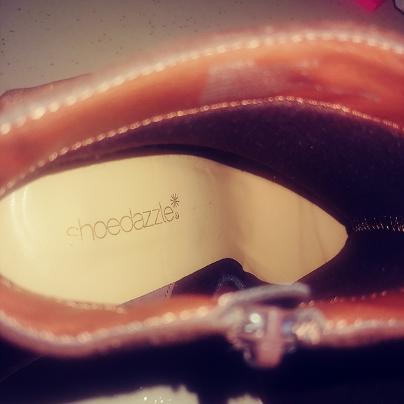 Brown Suede High Heel Boots - Picture 3 of 5